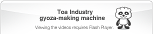 Toa Industry gyoza-making machines